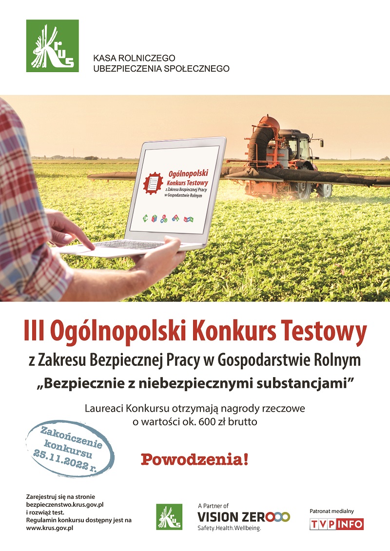 Plakat konkurs testowy 2022 ostat
